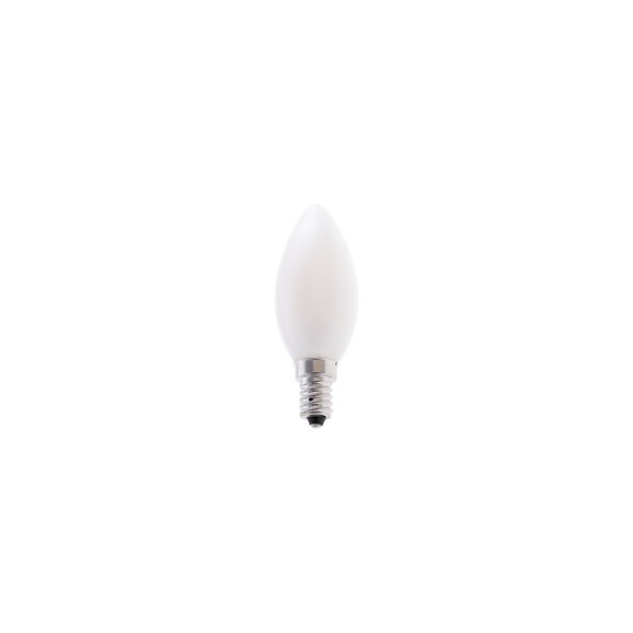 Ampoule À Filament Led Opal, Olive C35, 4w / 470lm, Culot E14, 4000k