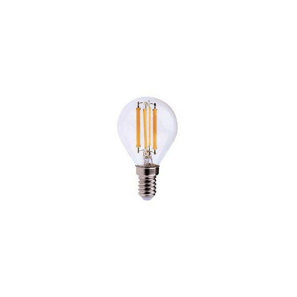 Ampoule À Filament Led, Mini-sphérique P45, 6w / 806lm, Culot E14, 2700k