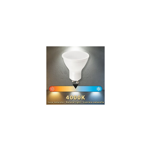 Ampoule Led Smd, Spot Gu10, 230v, 8w / 800lm, 4000k, 120 °