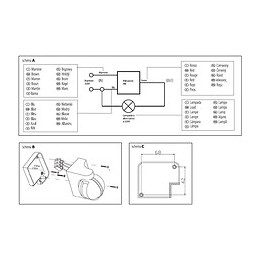 Détecteur De Mouvements Infra-rouges, Ip44 140/180°