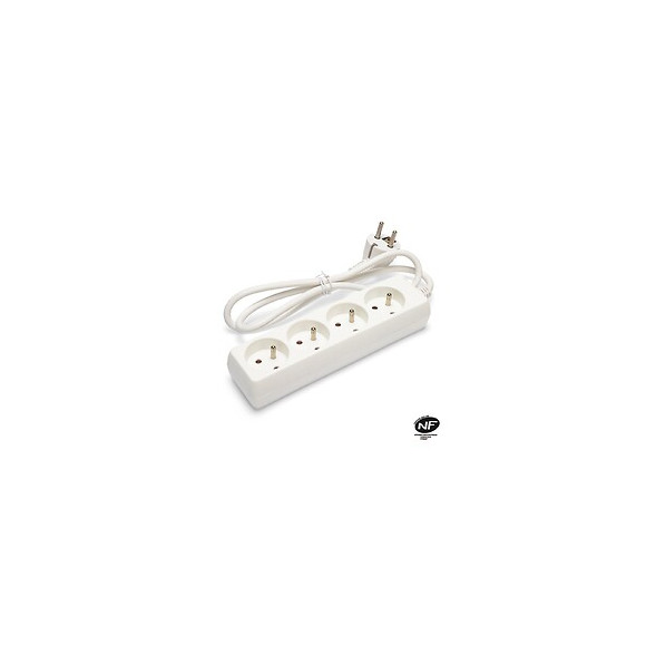 Bloc Multiprise 4x16a, 1m H05vv-f3g1.0mm2, Ce & Nf