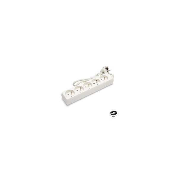 Bloc Multiprise 5x16a, 1m H05vv-f3g1.0mm2, Ce & Nf