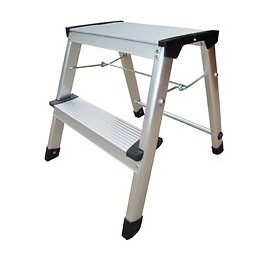 Marchepied Pliable En Aluminium 2 Marches Werkapro  Hauteur 40,4cm