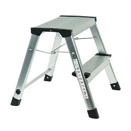 Marchepied Pliable En Aluminium 2 Marches Werkapro  Hauteur 40,4cm