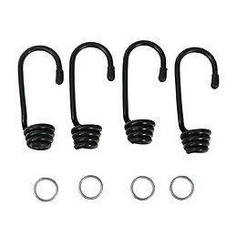 Lot De 4 Crochets Et 4 Bagues Werkapro Pour Tendeur Élastique De Ø 8 Mm