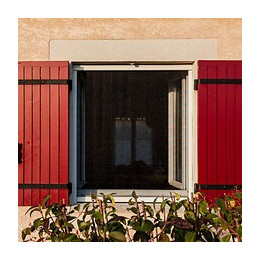 Moustiquaire Aluminium Fixe Sans Percer 100x160cm  Werkapro Blanche