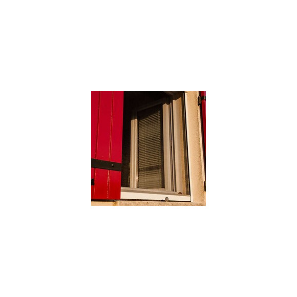 Moustiquaire Aluminium Fixe Sans Percer 100x160cm  Werkapro Blanche