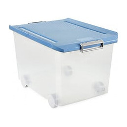 Boîte Polyvalente 60 L. C/roues Bleu (40x56,5x36,2cm) Tatay