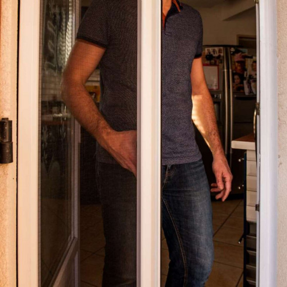 Porte Moustiquaire Aluminium  140x225cm  Blanc Werkapro