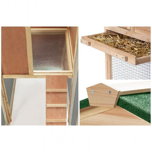 Ginette - Poulailler En Bois De Sapin