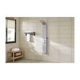 Hya : Colonne De Douche Balnéo, Micro-jets Massant Et Éclairage Par Led