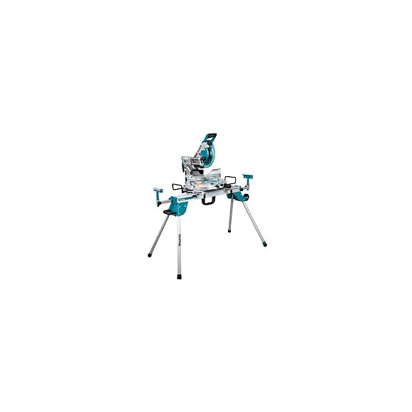 Scie À Onglet Radiale Makita Ls1019l 1510w Ø 260mm + Chariot Support Makita Wst06