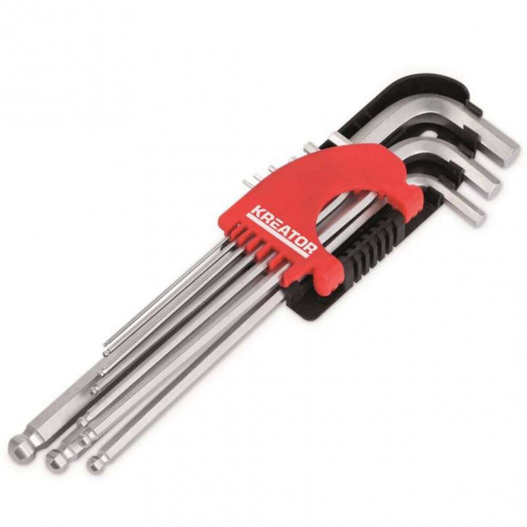 Clés Allen Longues 6pans 9pcs