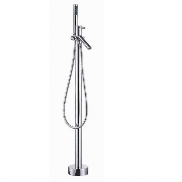 Mitigeur Bain Douche Sur Pied Contemporain Pour Baignoire Ilot