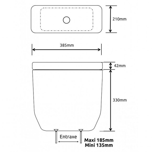 Réservoir Universel Pour Wc