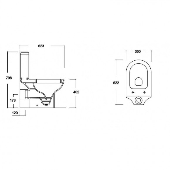 Pack Wc 100% Nf Avec Abattant Déclipsable