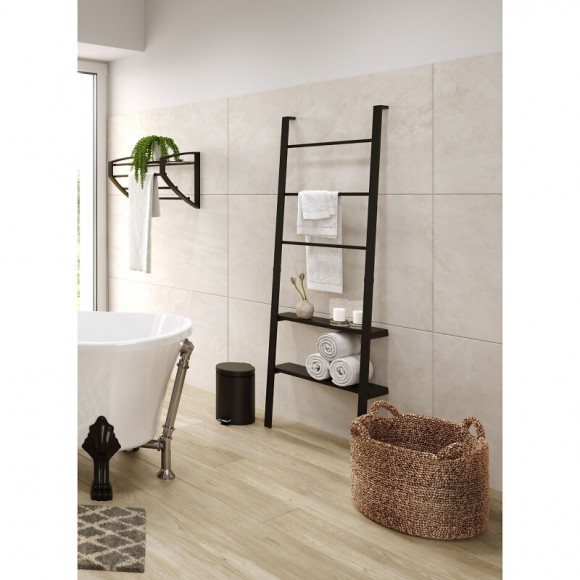 Echelle Porte Serviette Loft Game Noire Allibert