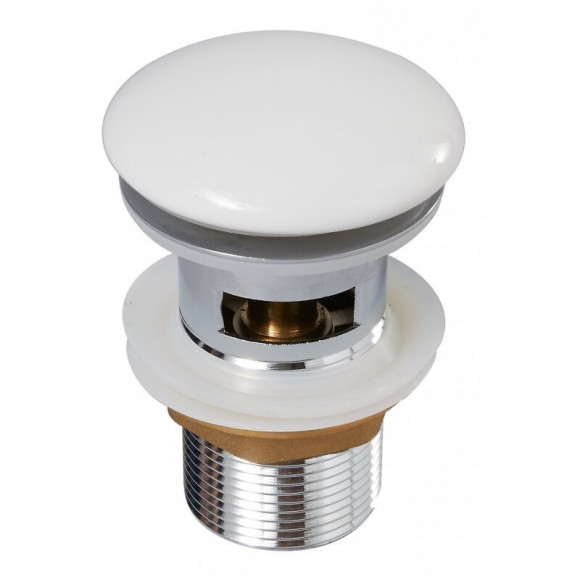 Bonde Clic Clac Avec Trop Plein Blanc Brillant