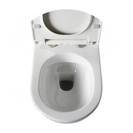 Pack Wc Suspendu Universel Avec Plaque Sensitive Noire Et Cuvette Sans Bride Ceres