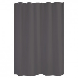 Rideau De Douche Uni Coloris Carbone
