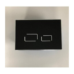 Plaque De Commande Sensitive Noire Pour Bâti Geberit Up320/up300