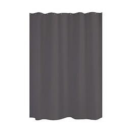 Rideau De Douche Uni Coloris Carbone