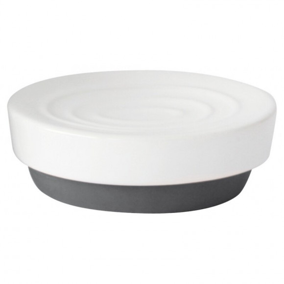 Porte-savon Bicolore Céramique/caoutchouc