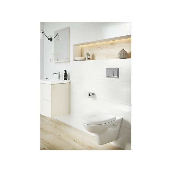 Cuvette Suspendue Sans Bride Blanche