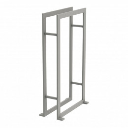 Porte Serviette À Poser - 2 Barres - Loft Game - Gris