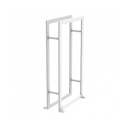 Porte Serviette À Poser - 2 Barres - Loft Game Blanc