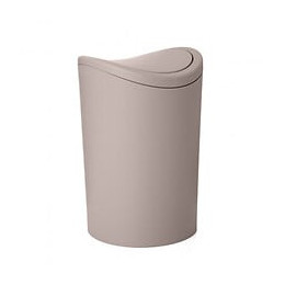 Seau De Salle De Bain Basculant Standard 6l Taupe Tatay