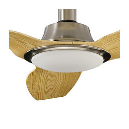 Ventilateur De Plafond 142cm Dc Led 24w 4000k Nickel/bois