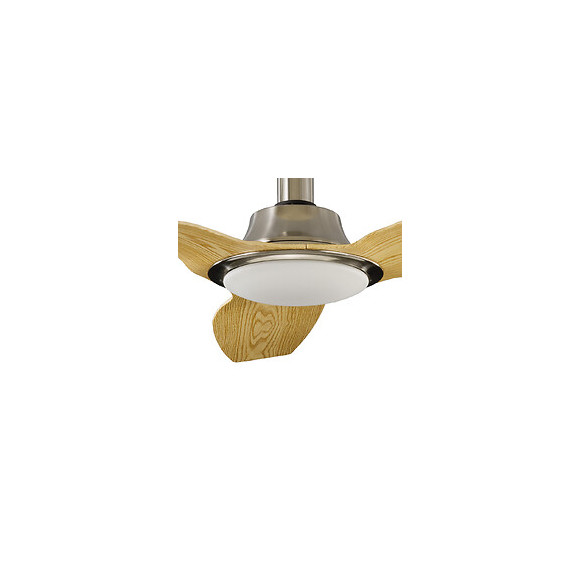 Ventilateur De Plafond 142cm Dc Led 24w 4000k Nickel/bois