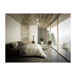 Ventilateur De Plafond 122cm Ac Metal Nickel