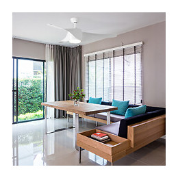 Ventilateur De Plafond 127cm Ac Led 18w 3000k Blanc