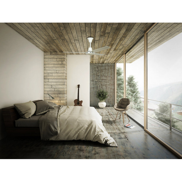 Ventilateur De Plafond 122cm Ac Metal Nickel