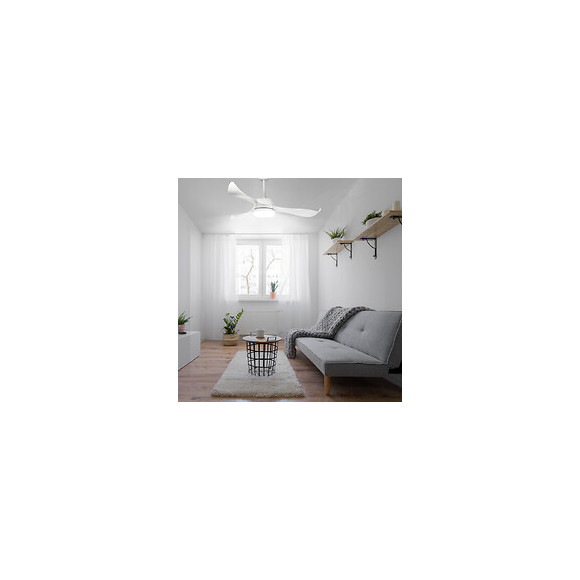 Ventilateur De Plafond 132cm Dc Led 22w Cct Blanc