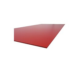 Plaque Pvc Expansé Couleur Rouge, E : 3 Mm, L : 100 Cm, L : 100 Cm, Surface Couverte En M² - 1