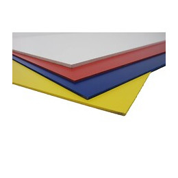 Plaque Pvc Expansé Couleur Bleu, E : 5 Mm, L : 50 Cm, L : 100 Cm