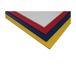 Plaque Pvc Expansé Couleur Bleu, E : 5 Mm, L : 50 Cm, L : 100 Cm