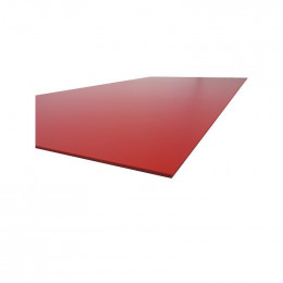 Plaque Pvc Expansé Couleur Rouge, E : 3 Mm, L : 100 Cm, L : 100 Cm, Surface Couverte En M² - 1