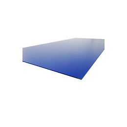 Plaque Pvc Expansé Couleur Bleu, E : 3 Mm, L : 100 Cm, L : 100 Cm, Surface Couverte En M² - 1