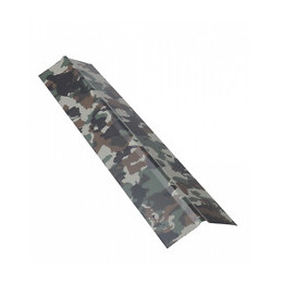 Faîtière Double Pan 1 M Pour Plaque Nervurée Acier Laqué Camouflage, L : 1 M