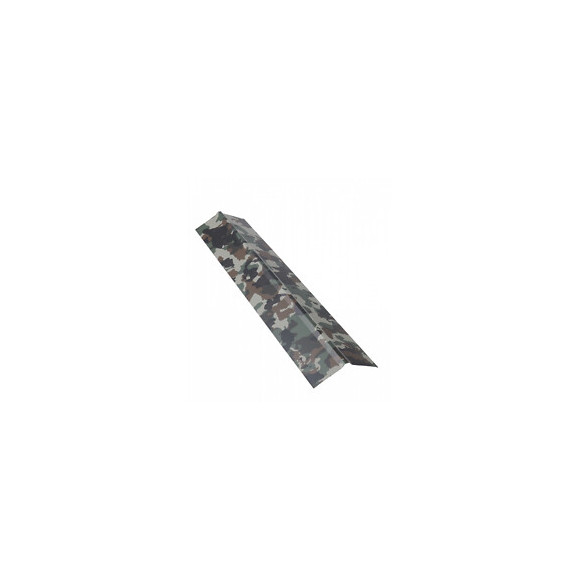 Faîtière Double Pan 1 M Pour Plaque Nervurée Acier Laqué Camouflage, L : 1 M