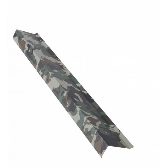 Rive De 1 Mètre Pour Plaque Nervurée Acier Laqué Camouflage, L : 1 M