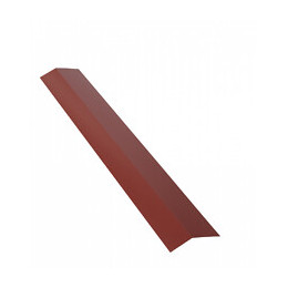 Bris De Gouttière 1 M Pour Plaque Nervurée Acier Laqué Rouge 8012, L : 1 M