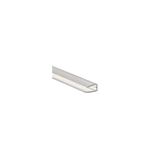 Profil Polycarbonate De Bordure Et Obturation Transparent, E : 6 Mm, L : 210 Cm