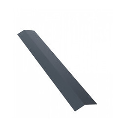 Bris De Gouttière 1 M Pour Plaque Nervurée Acier Laqué Gris Anthracite Ral 7016, L : 1 M