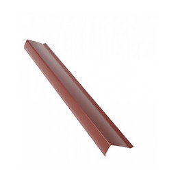 Rive De 1 Mètre Pour Plaque Nervurée Acier Laqué Rouge 8012, L : 1 M