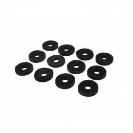Rondelles Néoprènes (x100) Noir